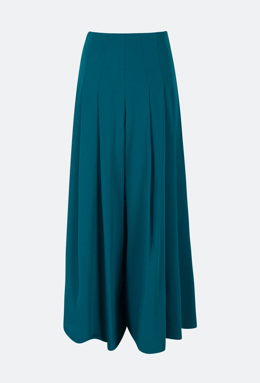 Pleated Maxi Pants-Skirt