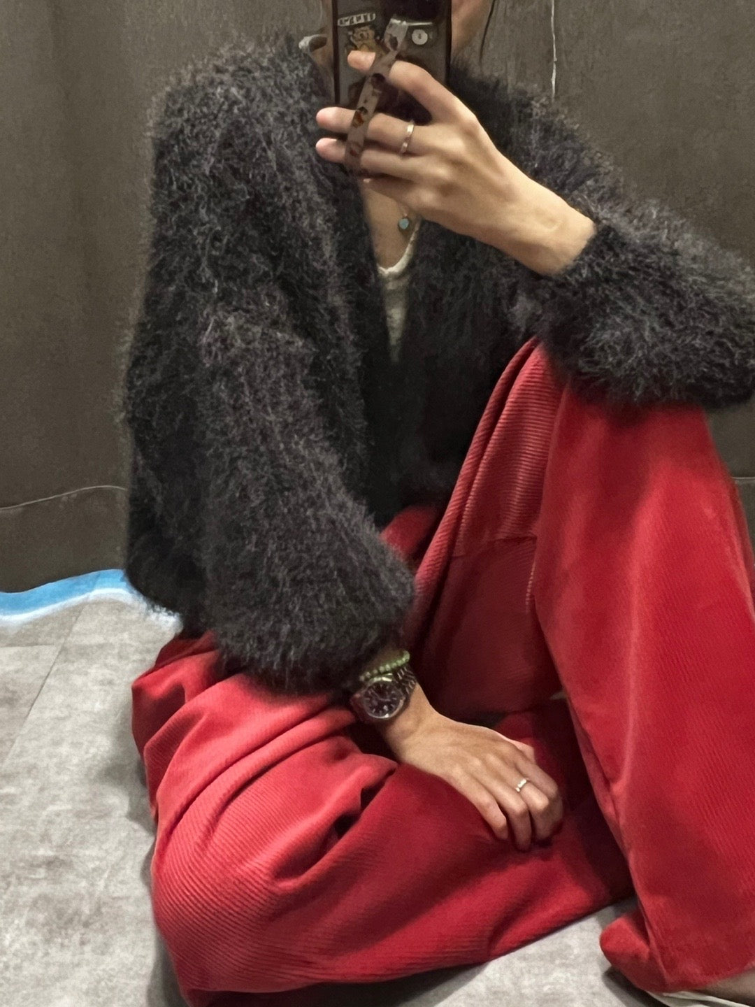 Corduroy Wide Leg Slacks