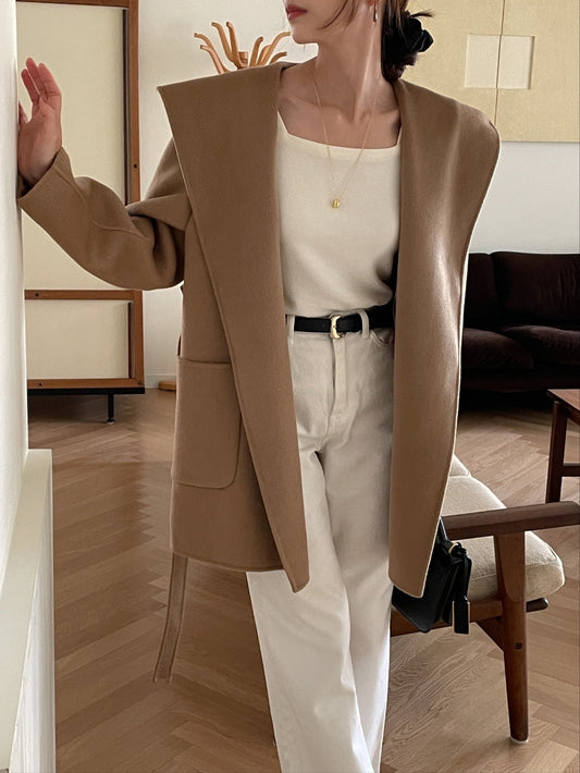 Hooded Robe Handmade Coat