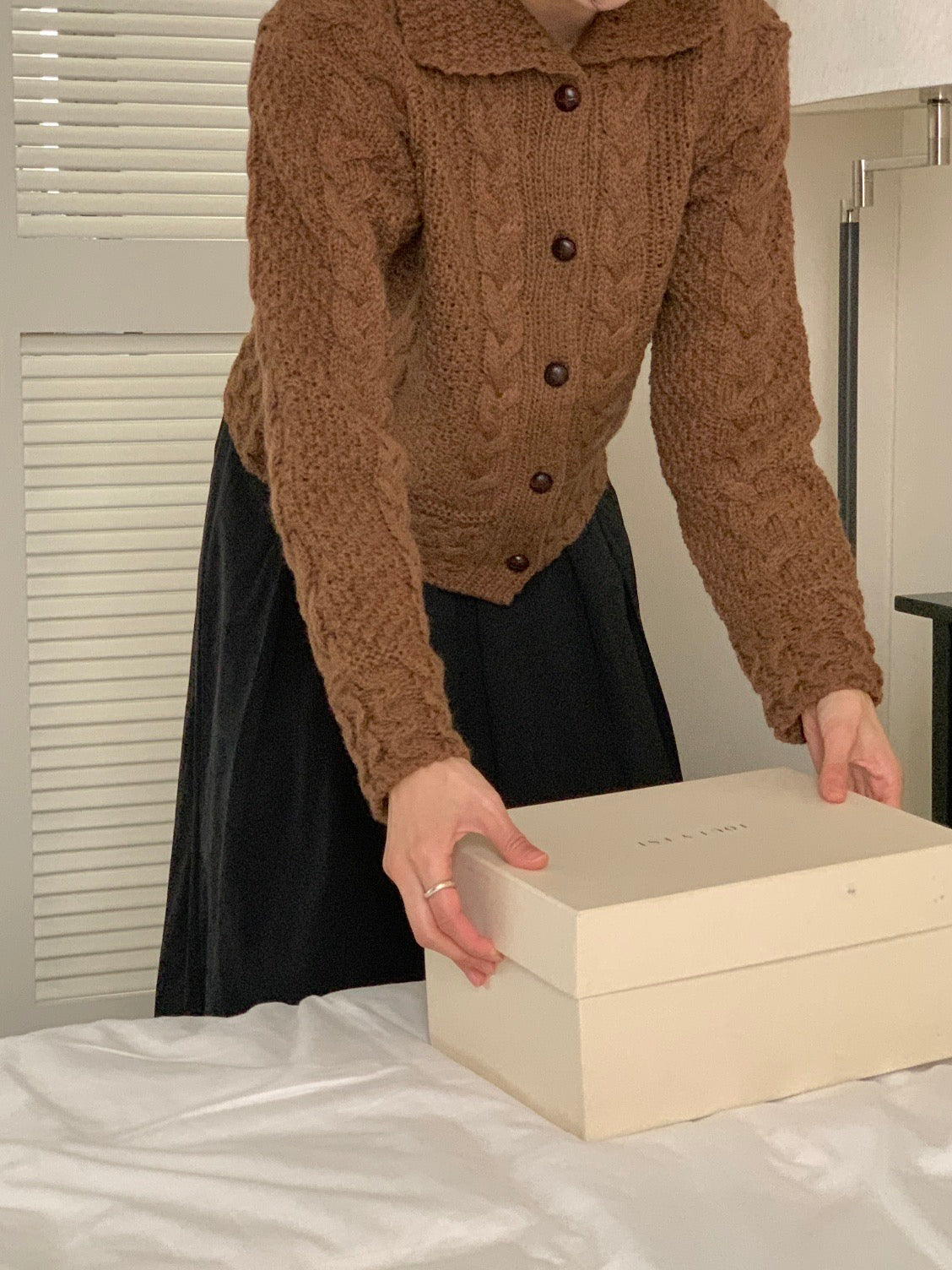 Scottish Wool Multi Cable Cardigan