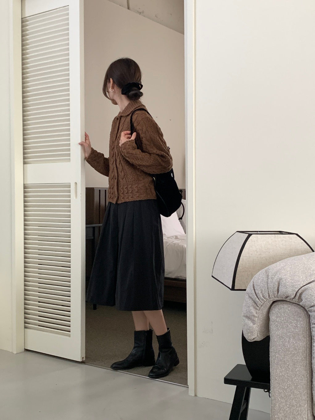 Scottish Wool Multi Cable Cardigan