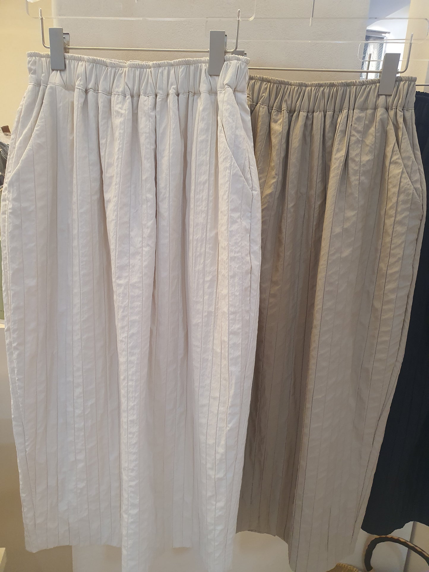 Nylon Jacquard Straight Skirt