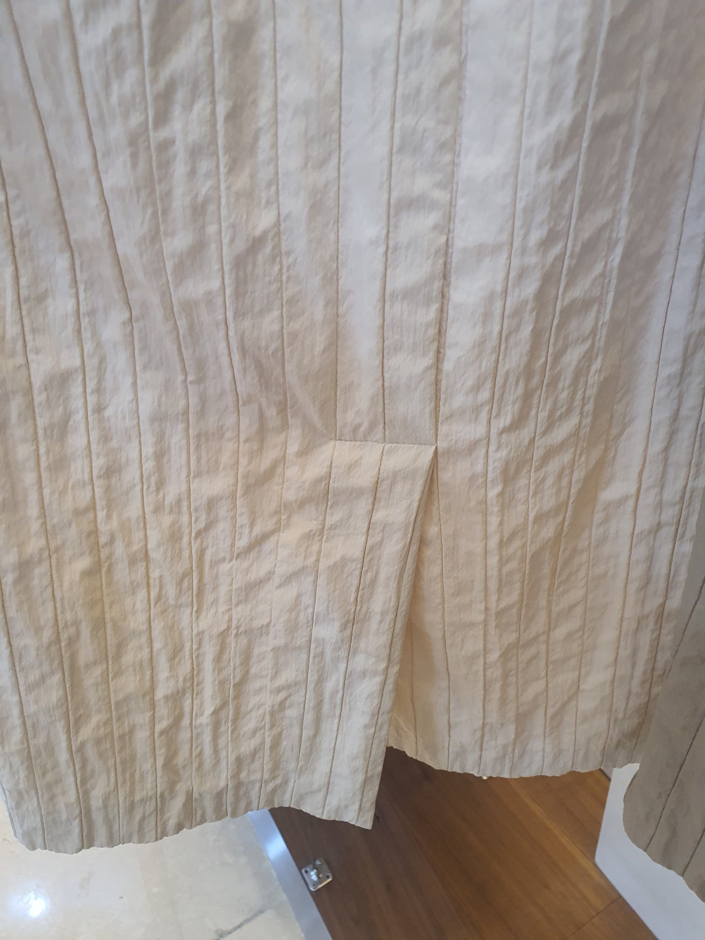 Nylon Jacquard Straight Skirt