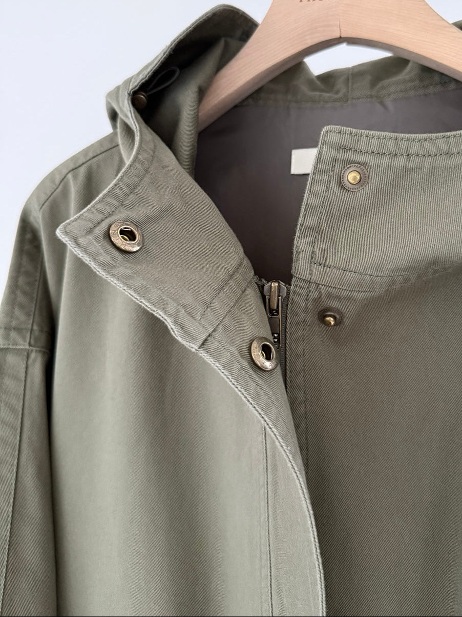 <Pre-Order> Hooded Canvas Parka