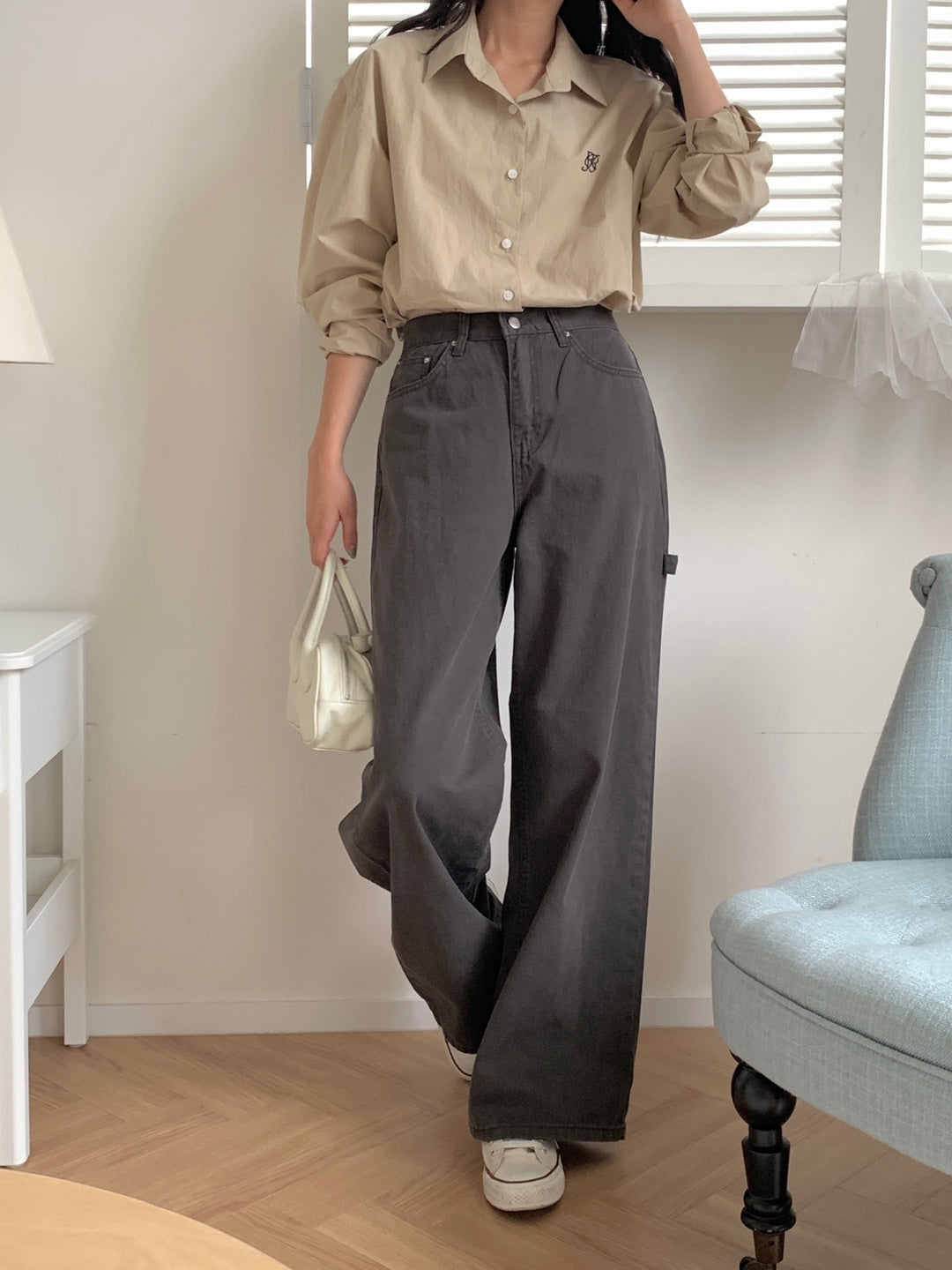 <Essential> Cotton Twill Carpenter Pants