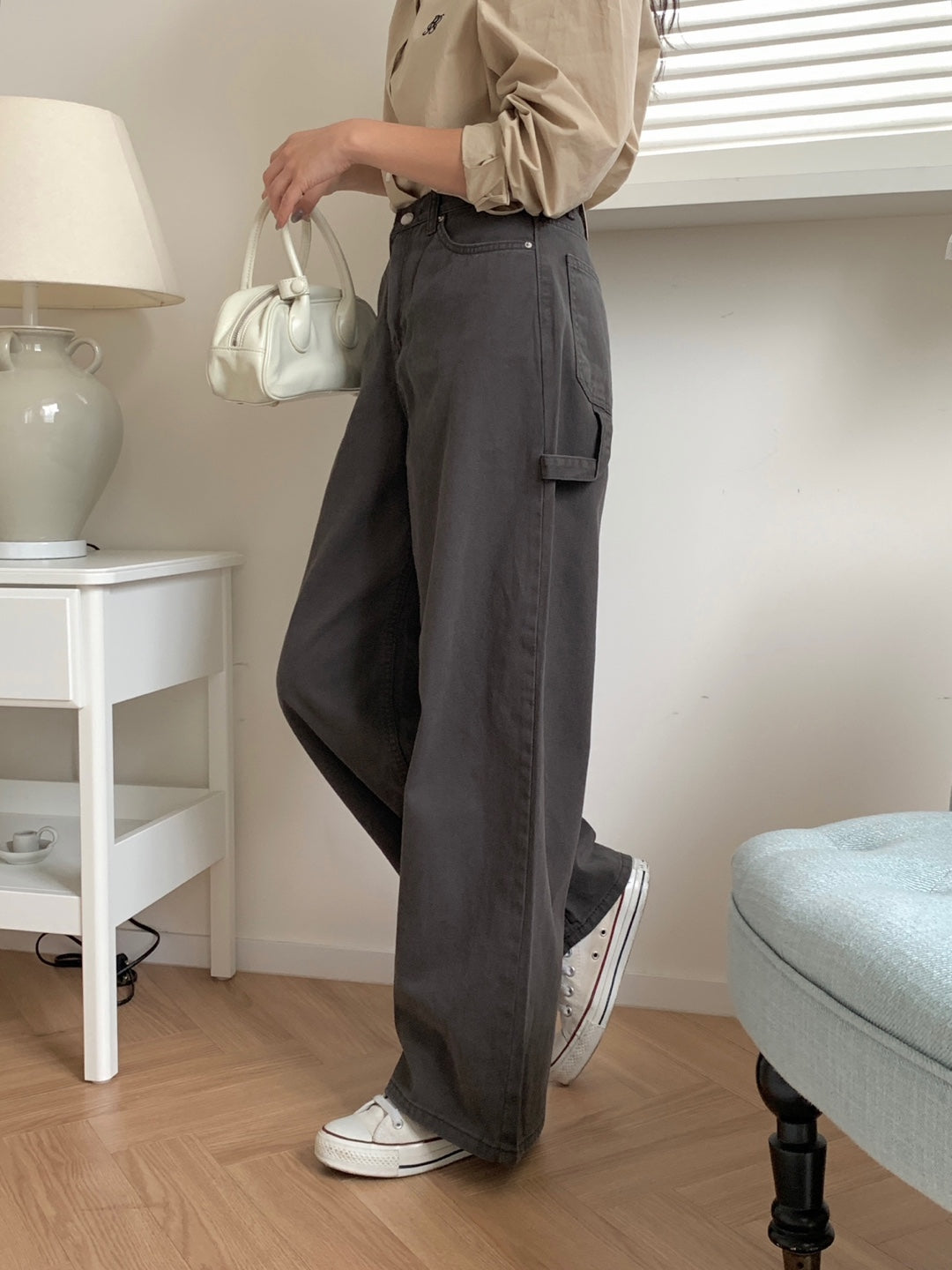 <Essential> Cotton Twill Carpenter Pants