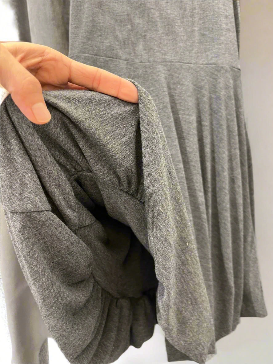 <Pre-Order> Rayon Jersey Bubble Mini Dress