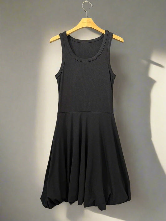 <Pre-Order> Rayon Jersey Bubble Mini Dress