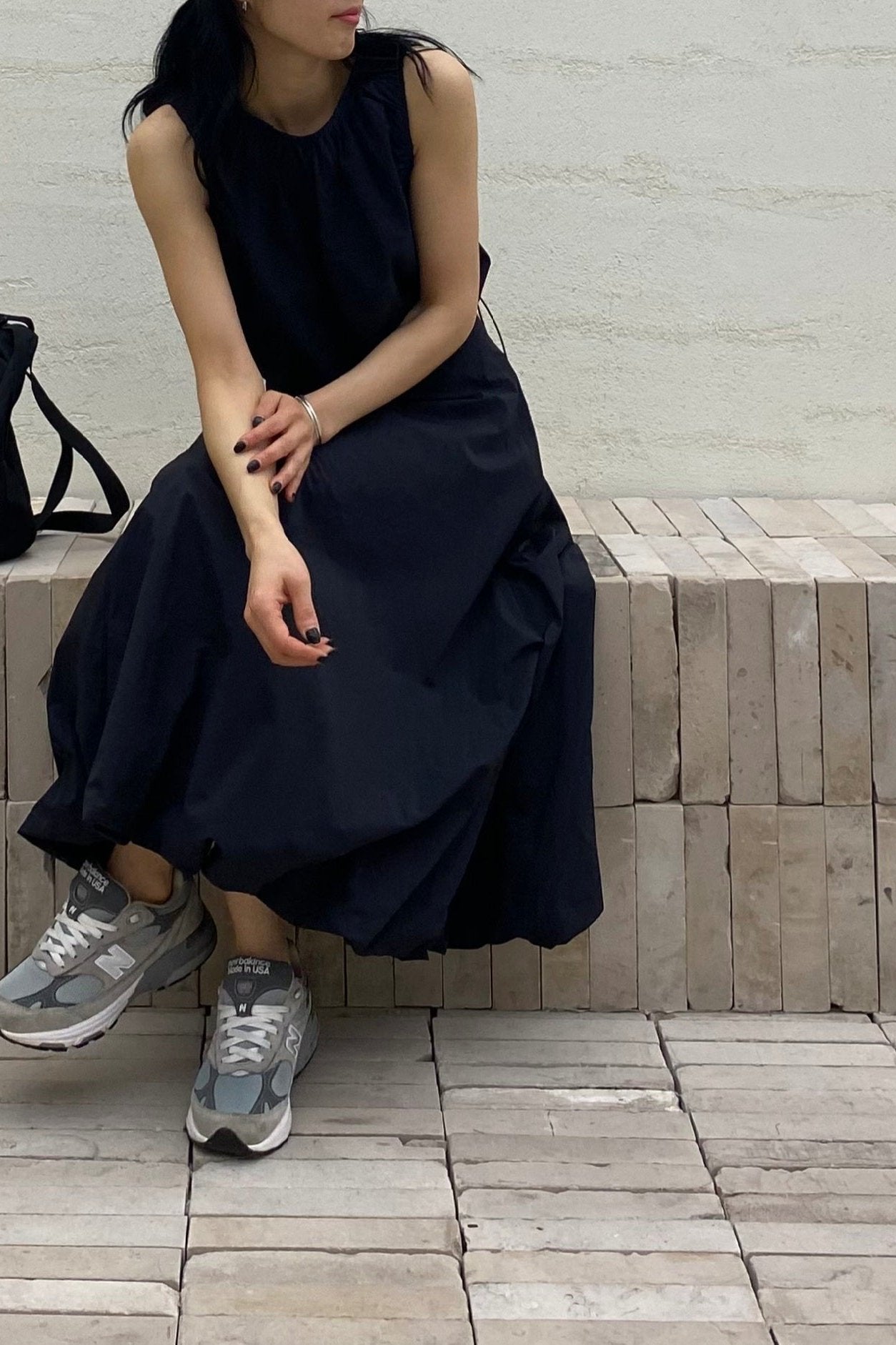 Crush Nylon Bubble Skirt