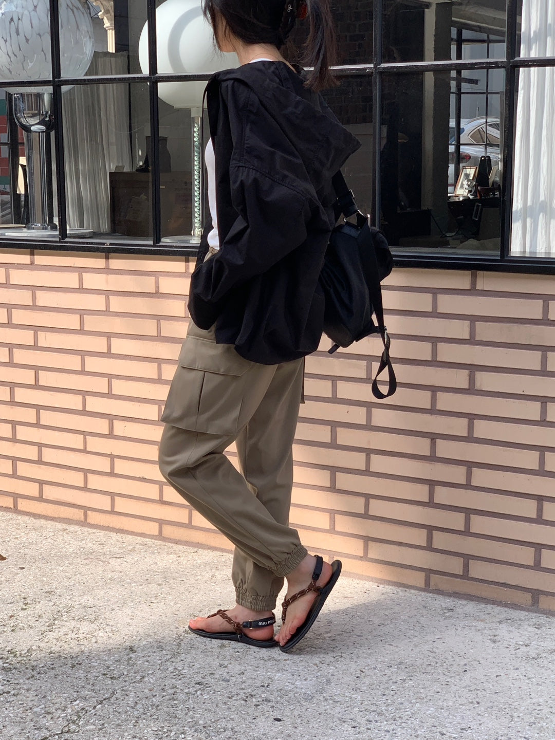 Cotton Hooded Shirt Jacket