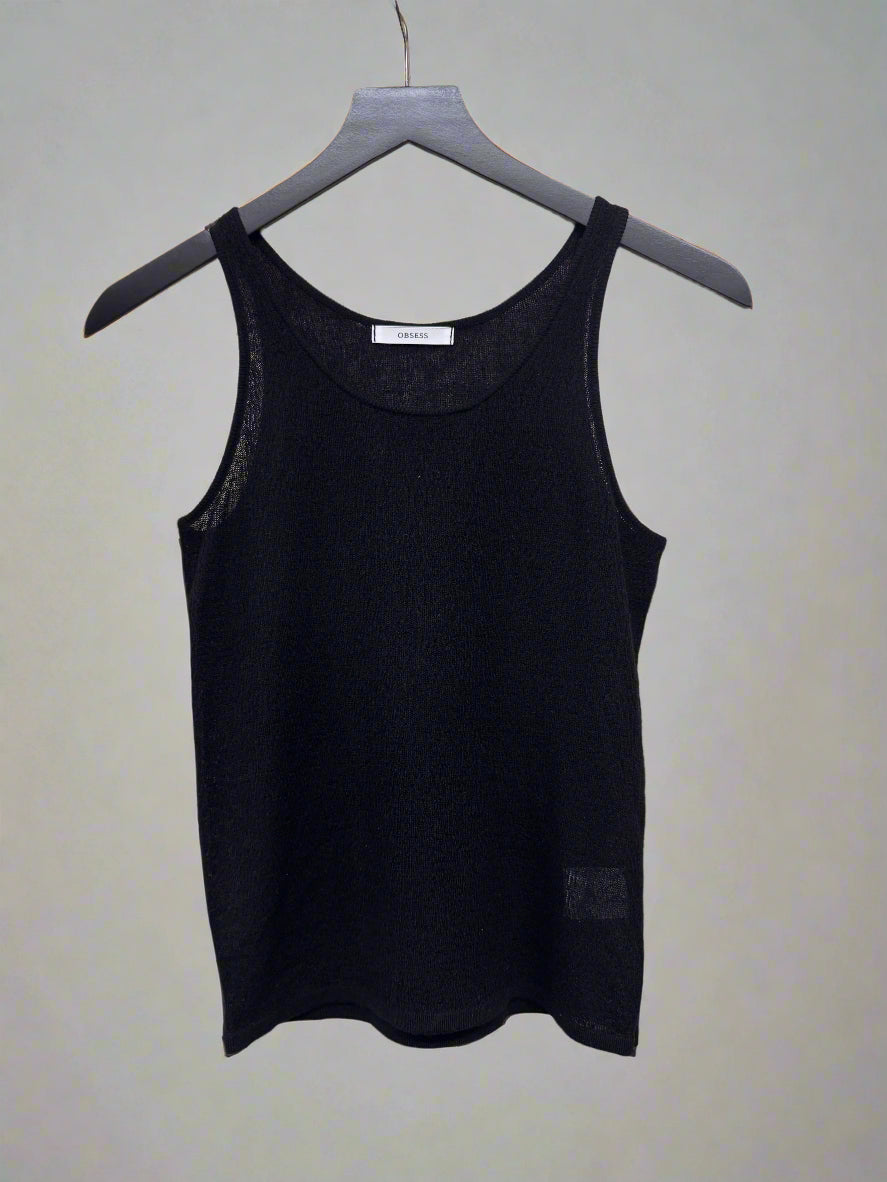 <Essential> <Pre-Order>Summer Wool Crepe Knit Tank Top
