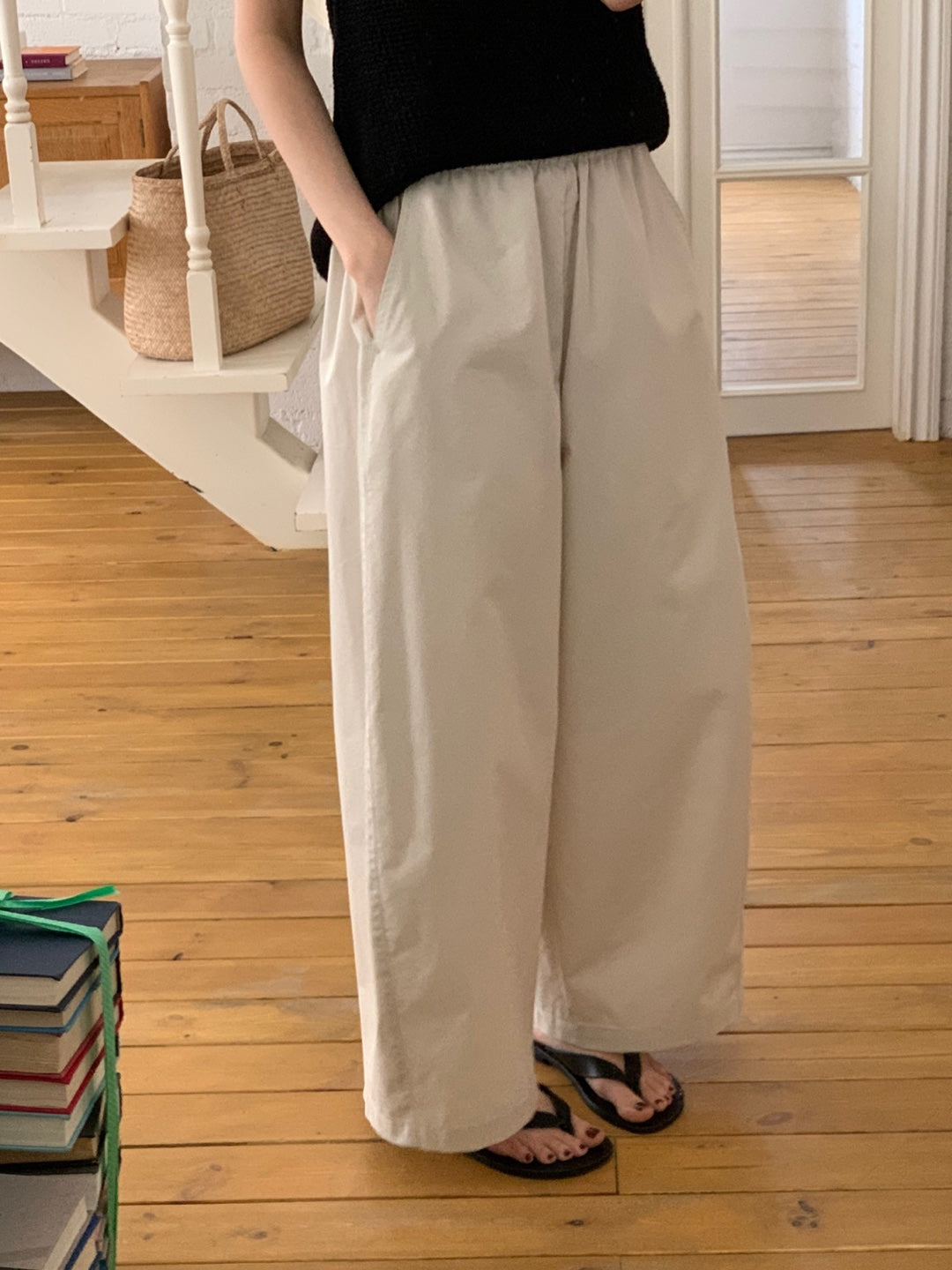 <Pre-order>Wide Capri Pants