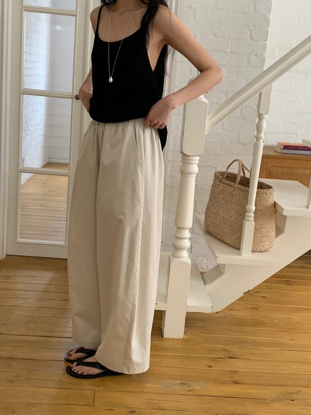 <Pre-order>Wide Capri Pants