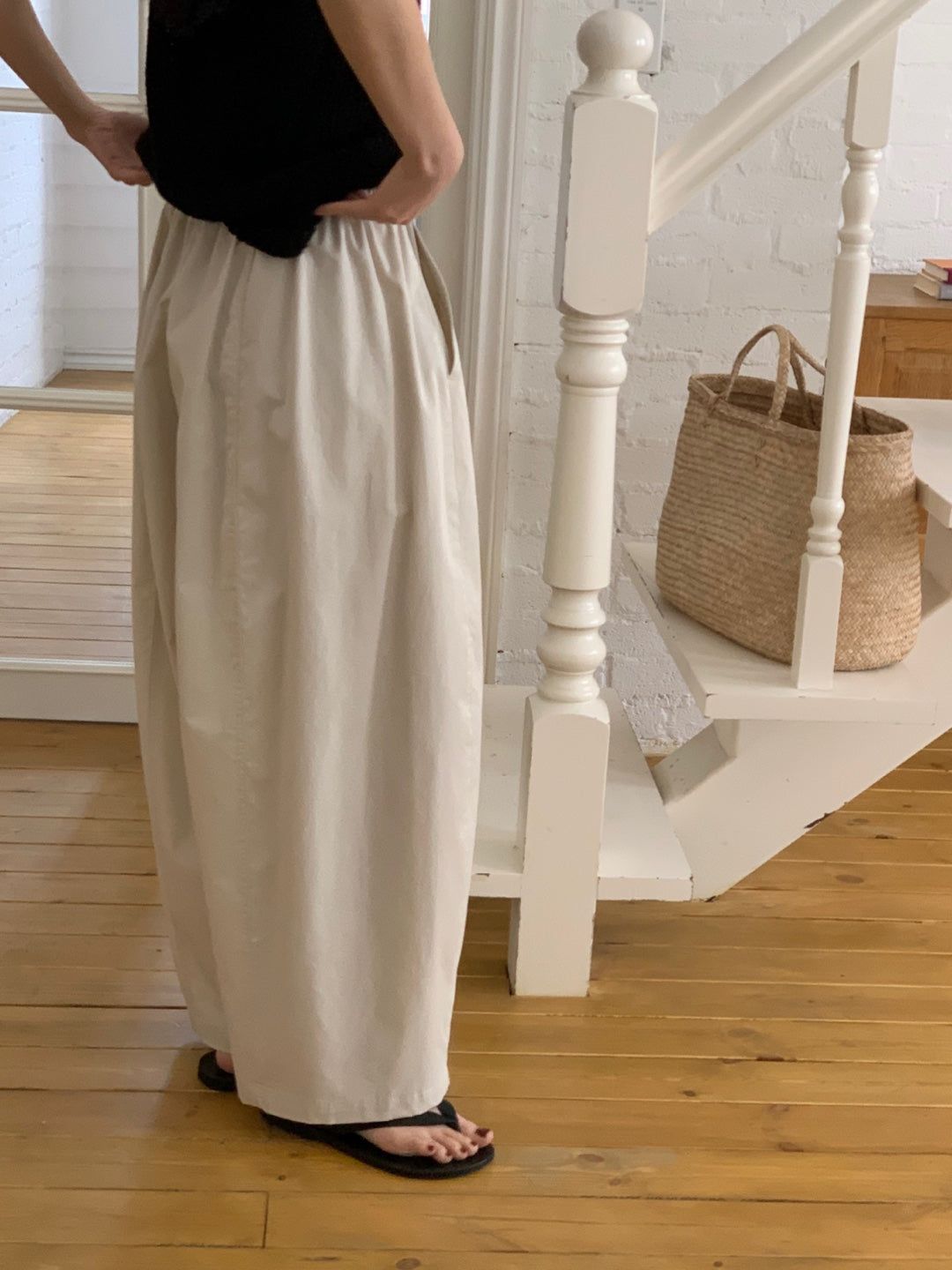 <Pre-order>Wide Capri Pants