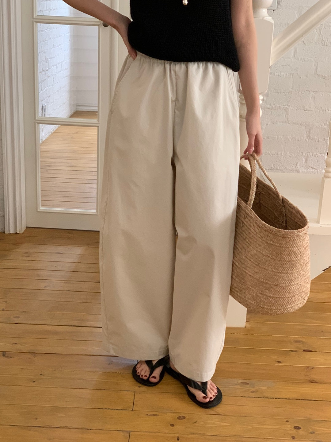 <Pre-order>Wide Capri Pants
