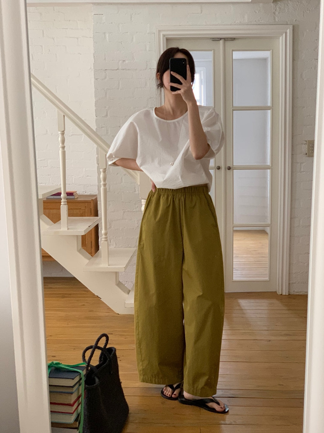<Pre-order>Wide Capri Pants