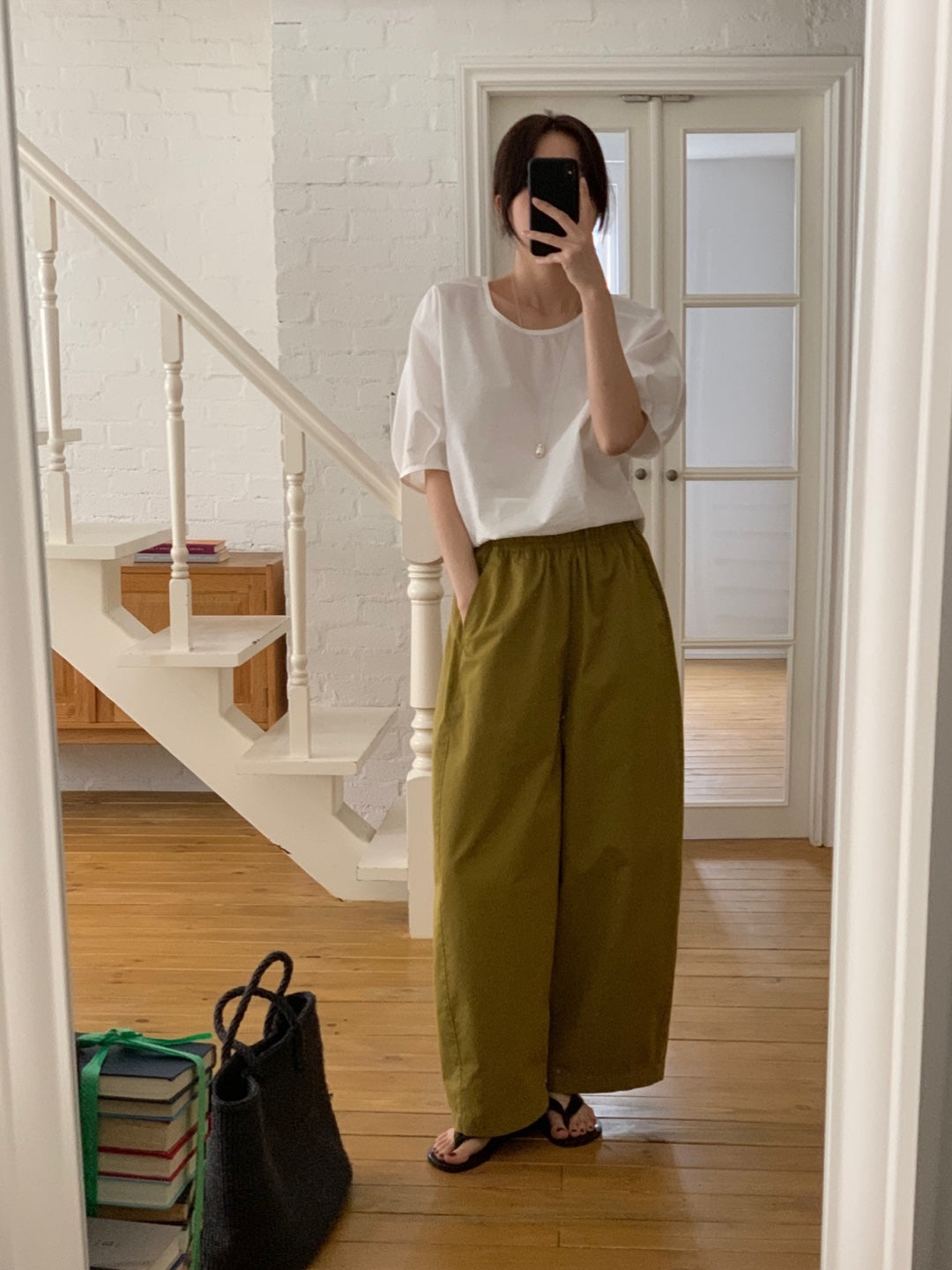 <Pre-order>Wide Capri Pants