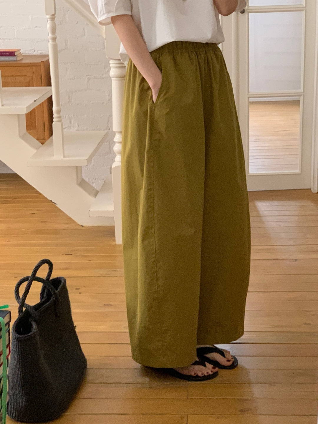 <Pre-order>Wide Capri Pants