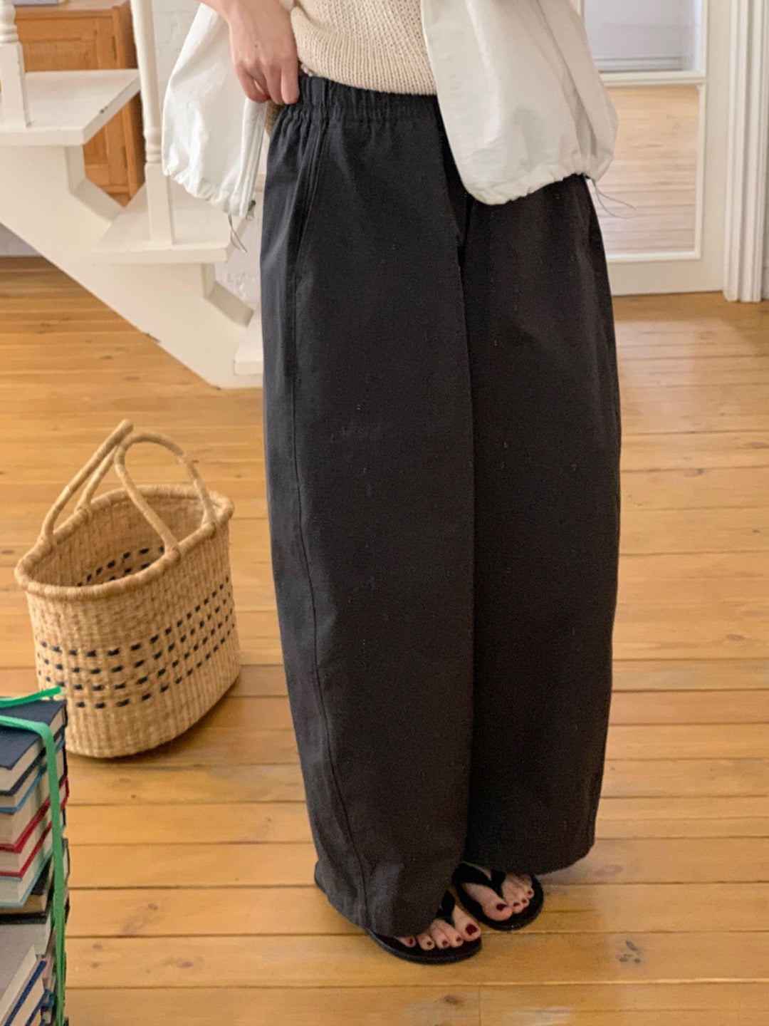 <Pre-order>Wide Capri Pants