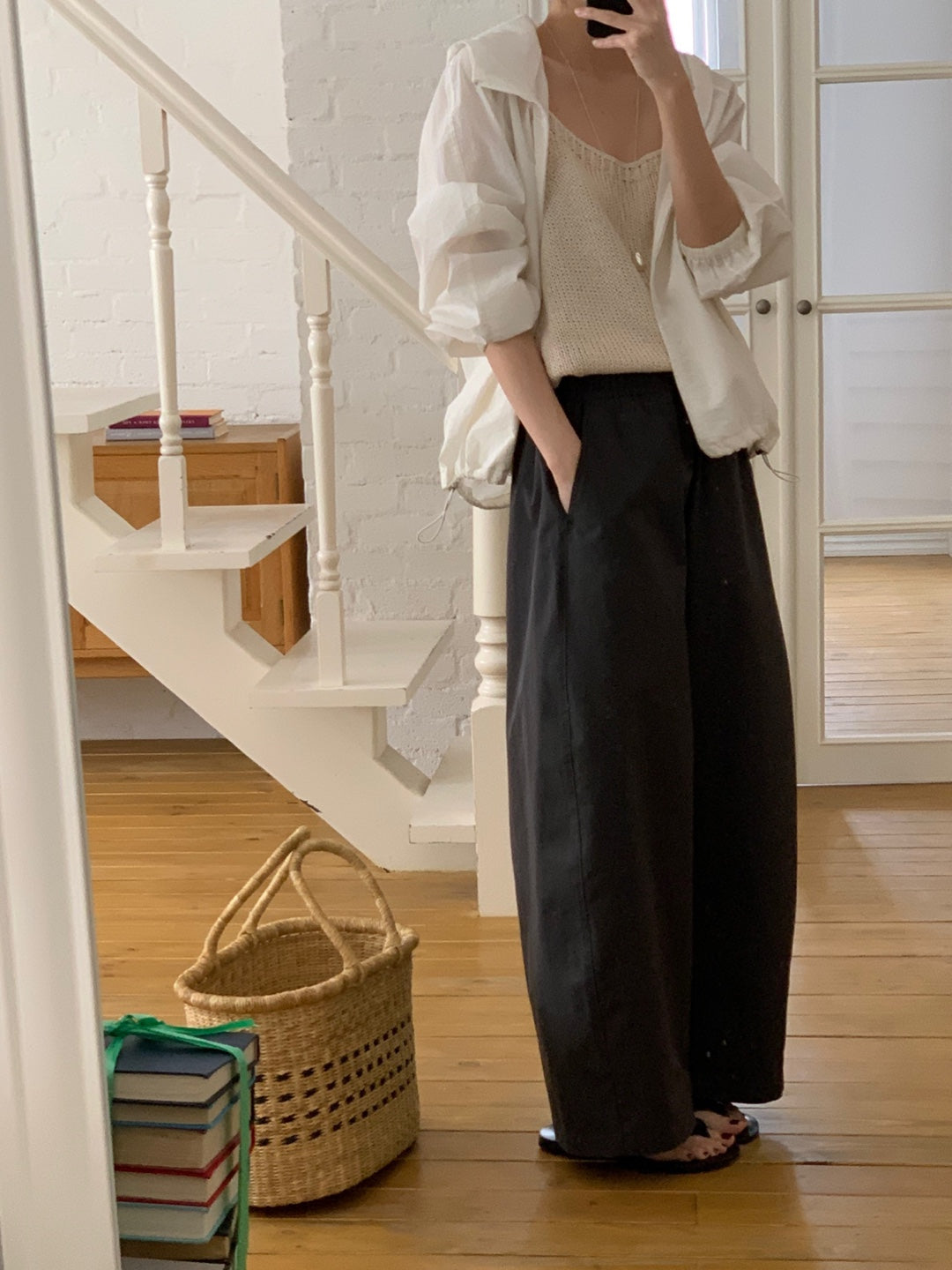 <Pre-order>Wide Capri Pants