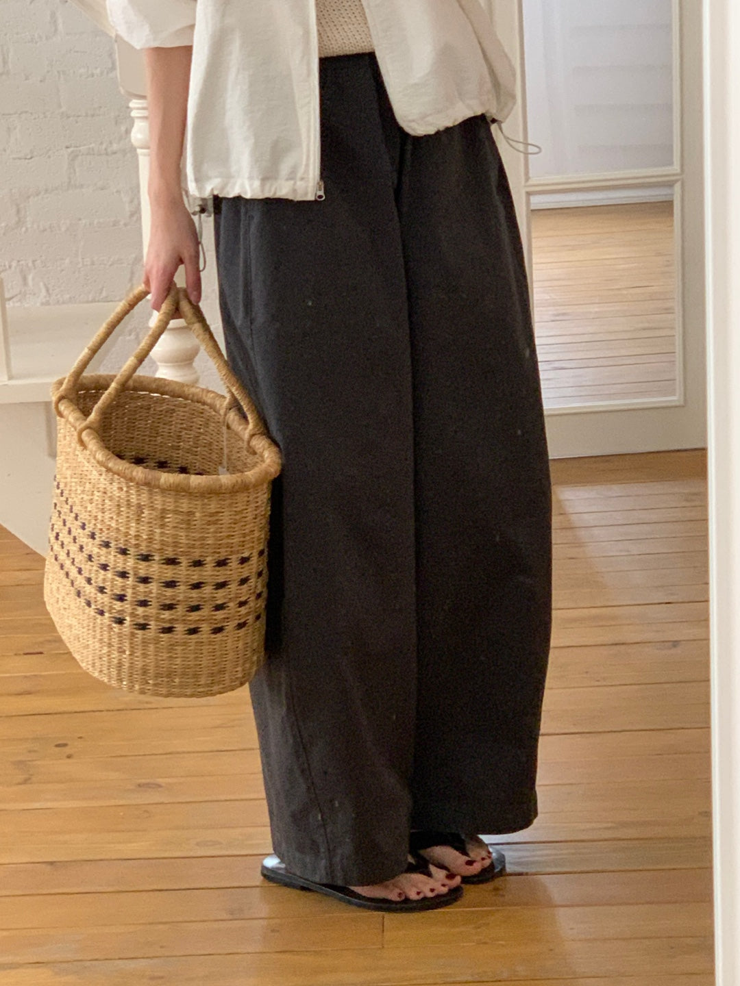 <Pre-order>Wide Capri Pants