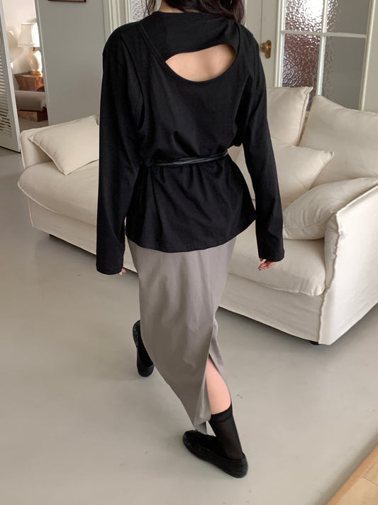 Spring Cotton Easy Skirt