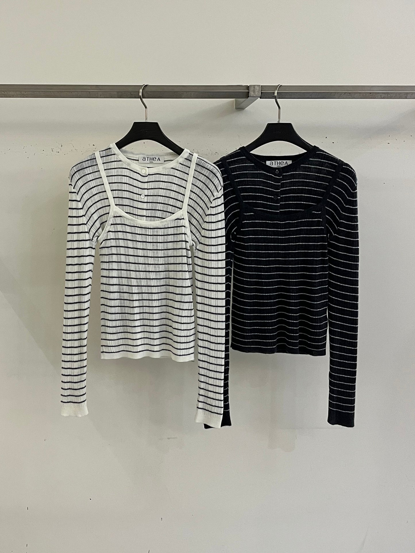Stripe Spring Knit Set up - 2 pieces