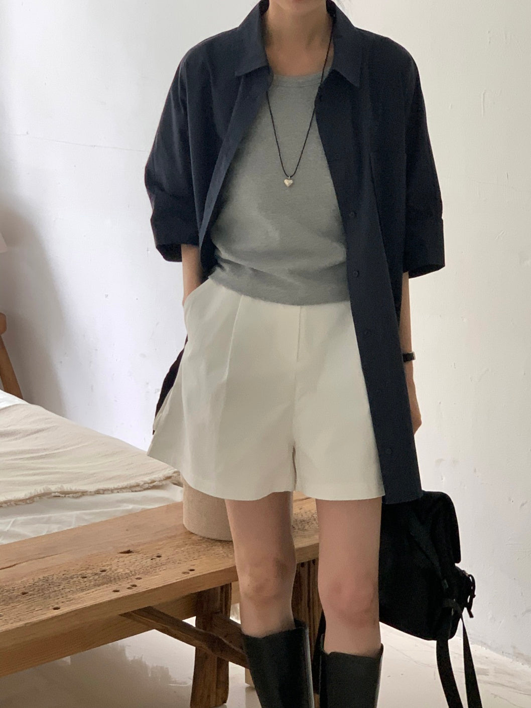 Bree Oversized Cotton Shirt