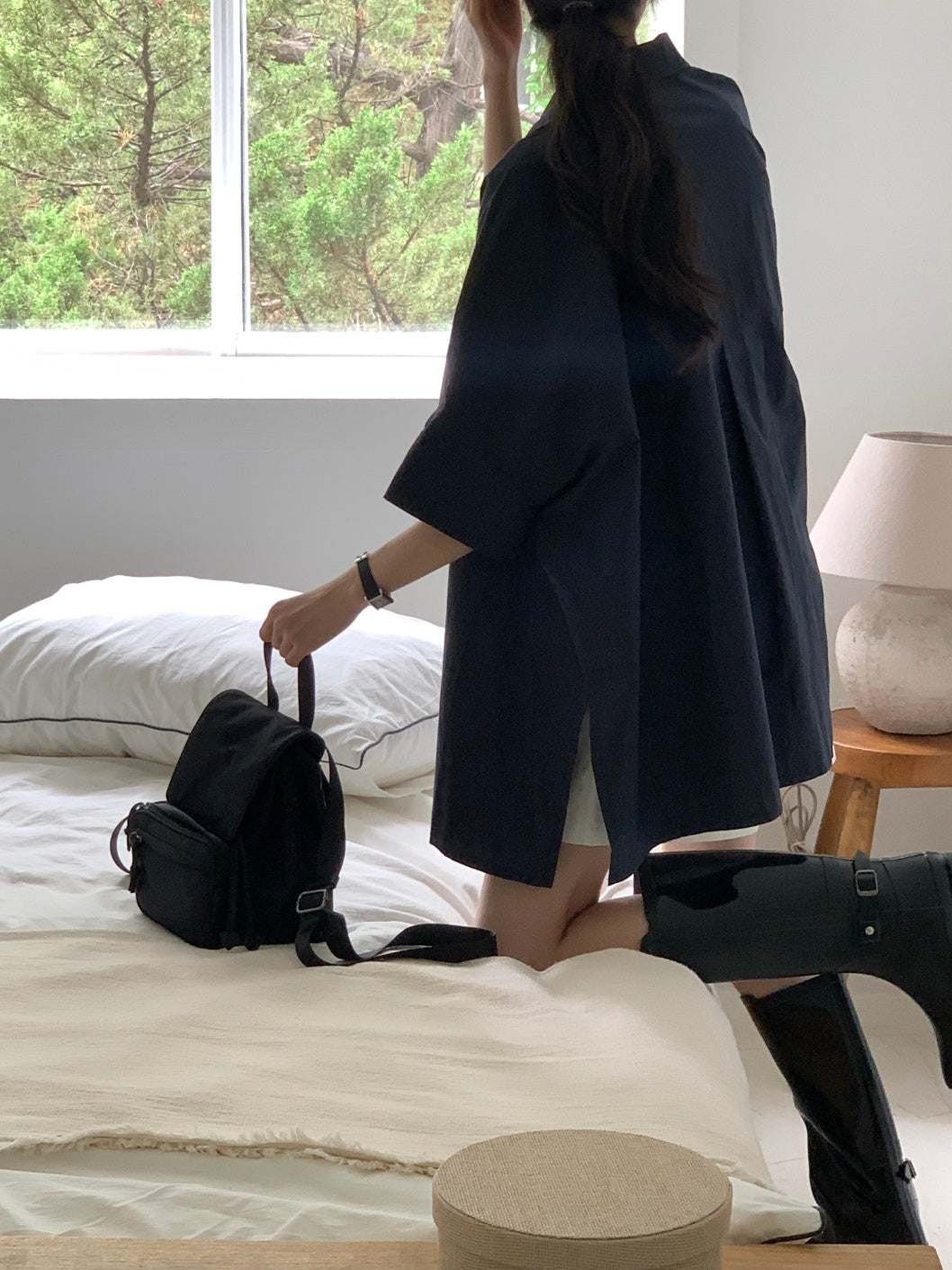 Bree Oversized Cotton Shirt