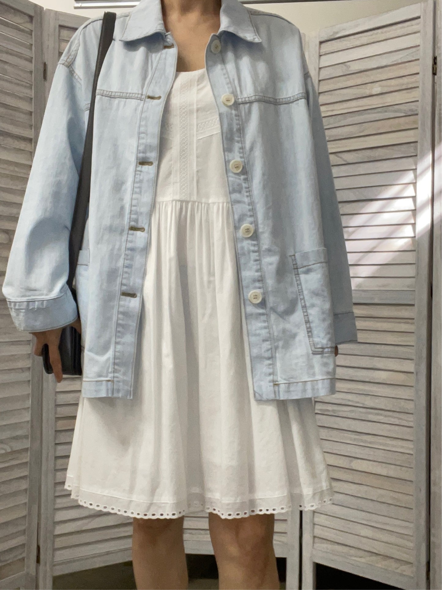 Lace Trimmed Slip Mini Dress