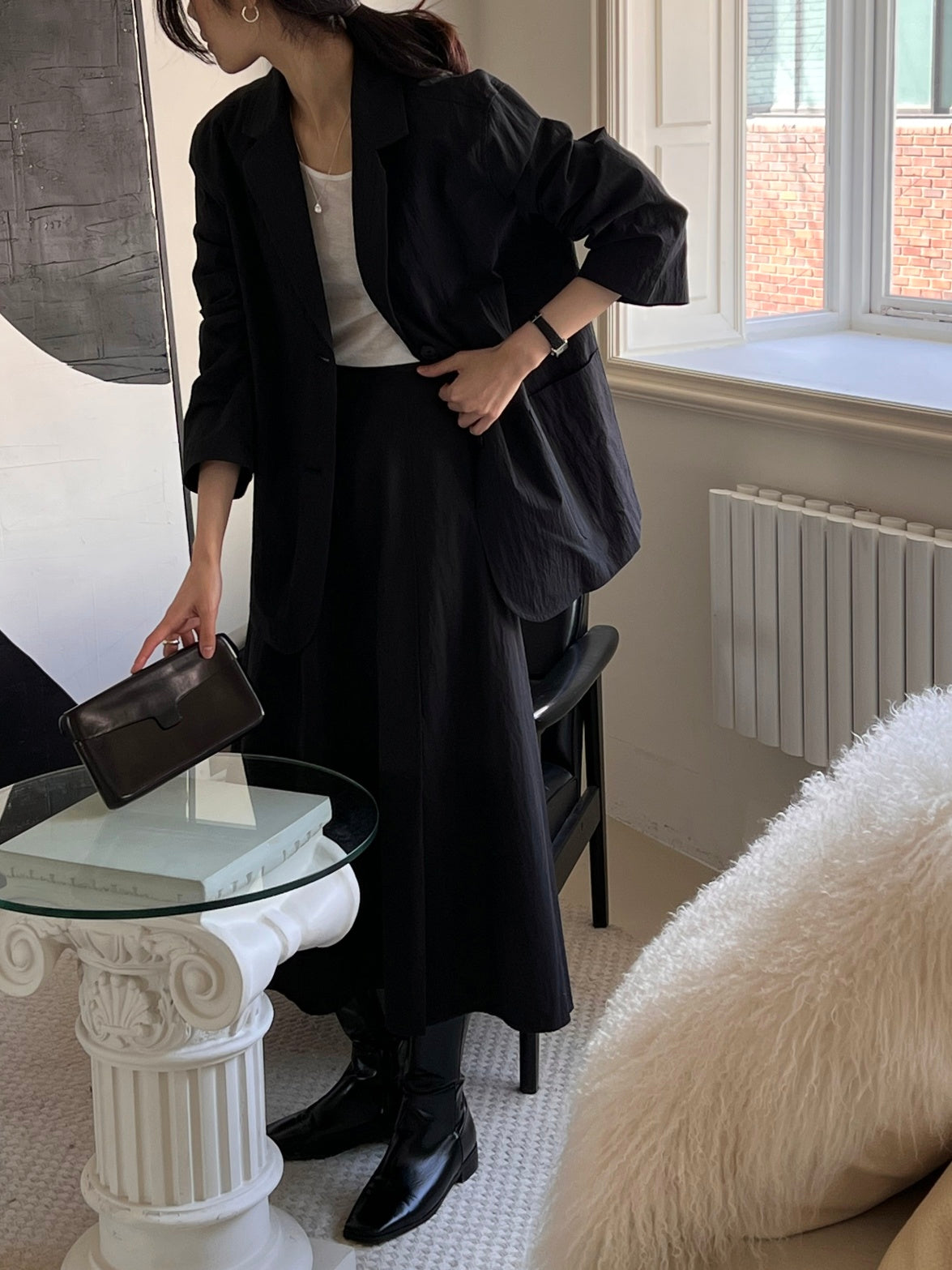 Cotton / Nylon Single Blazer