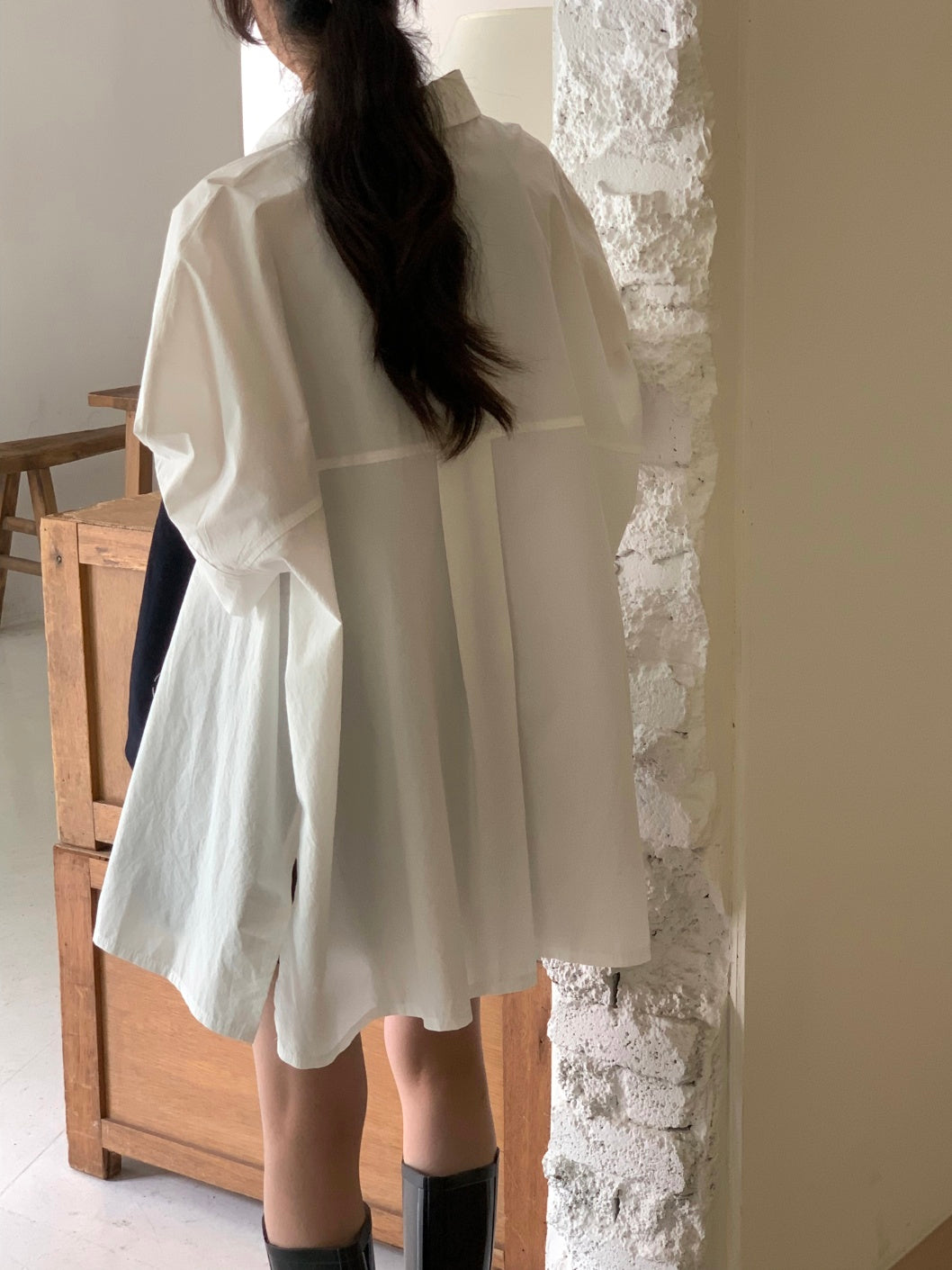 Bree Oversized Cotton Shirt