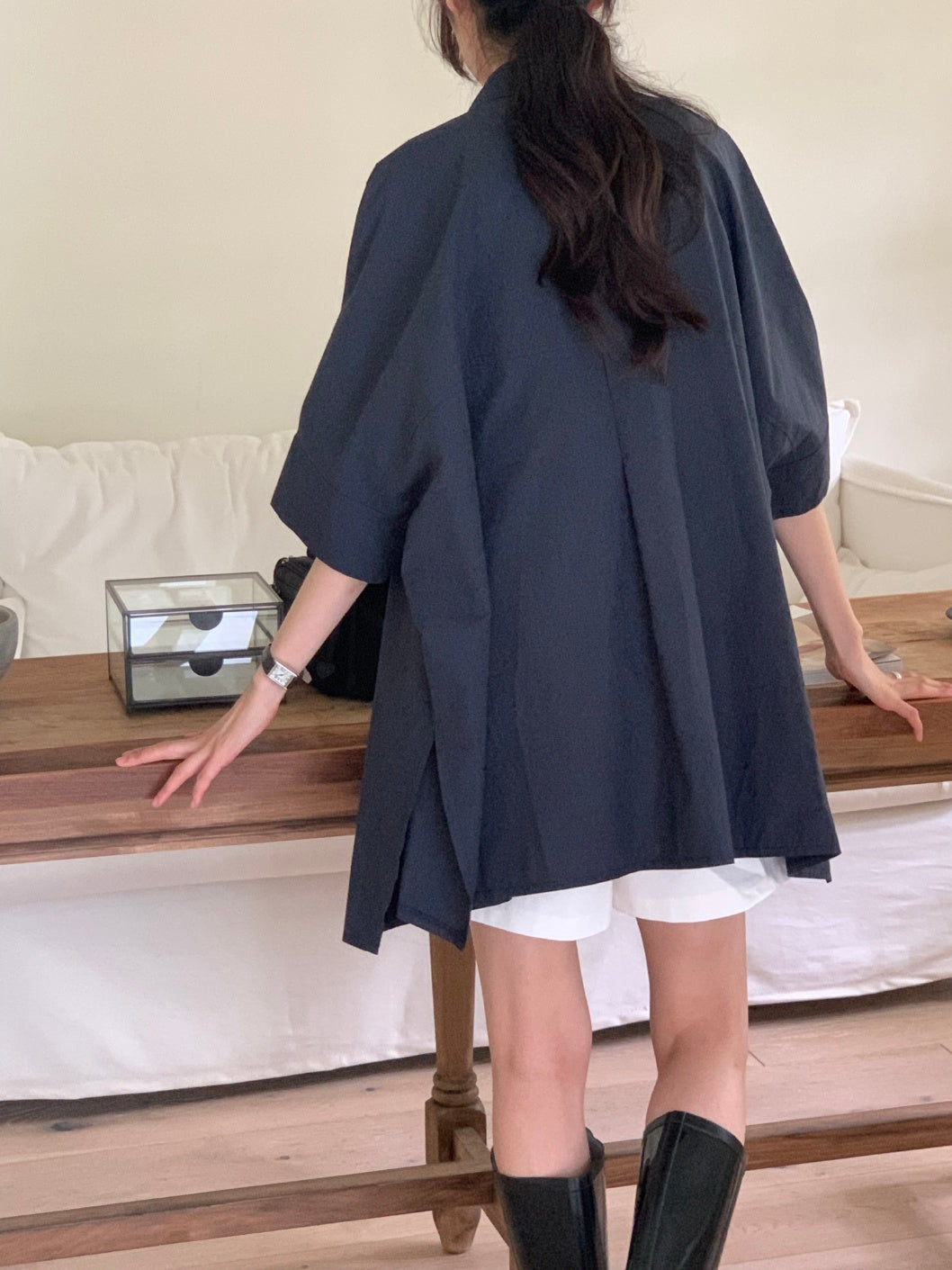 Bree Oversized Cotton Shirt