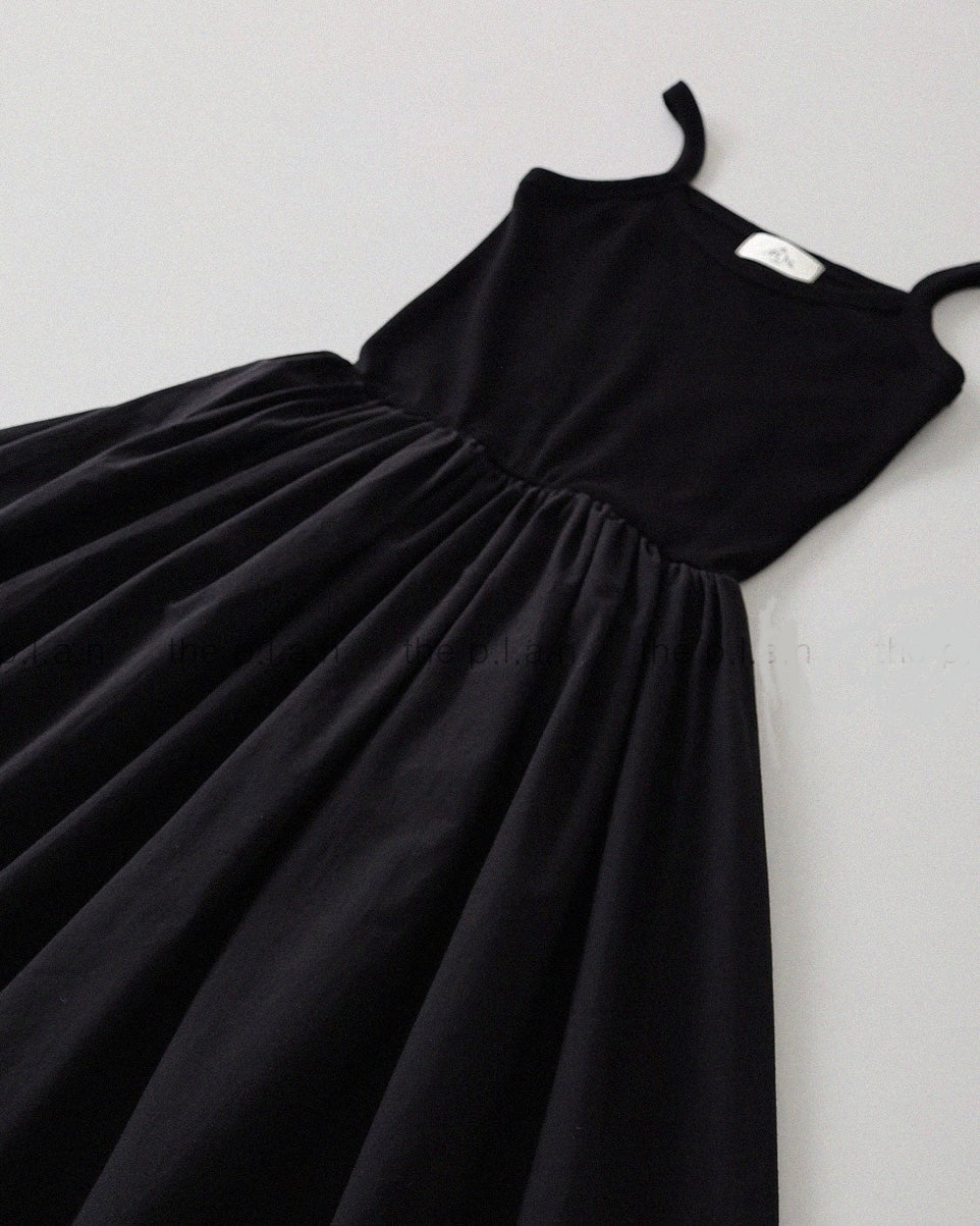 Cotton Combo Tiered Maxi Dress