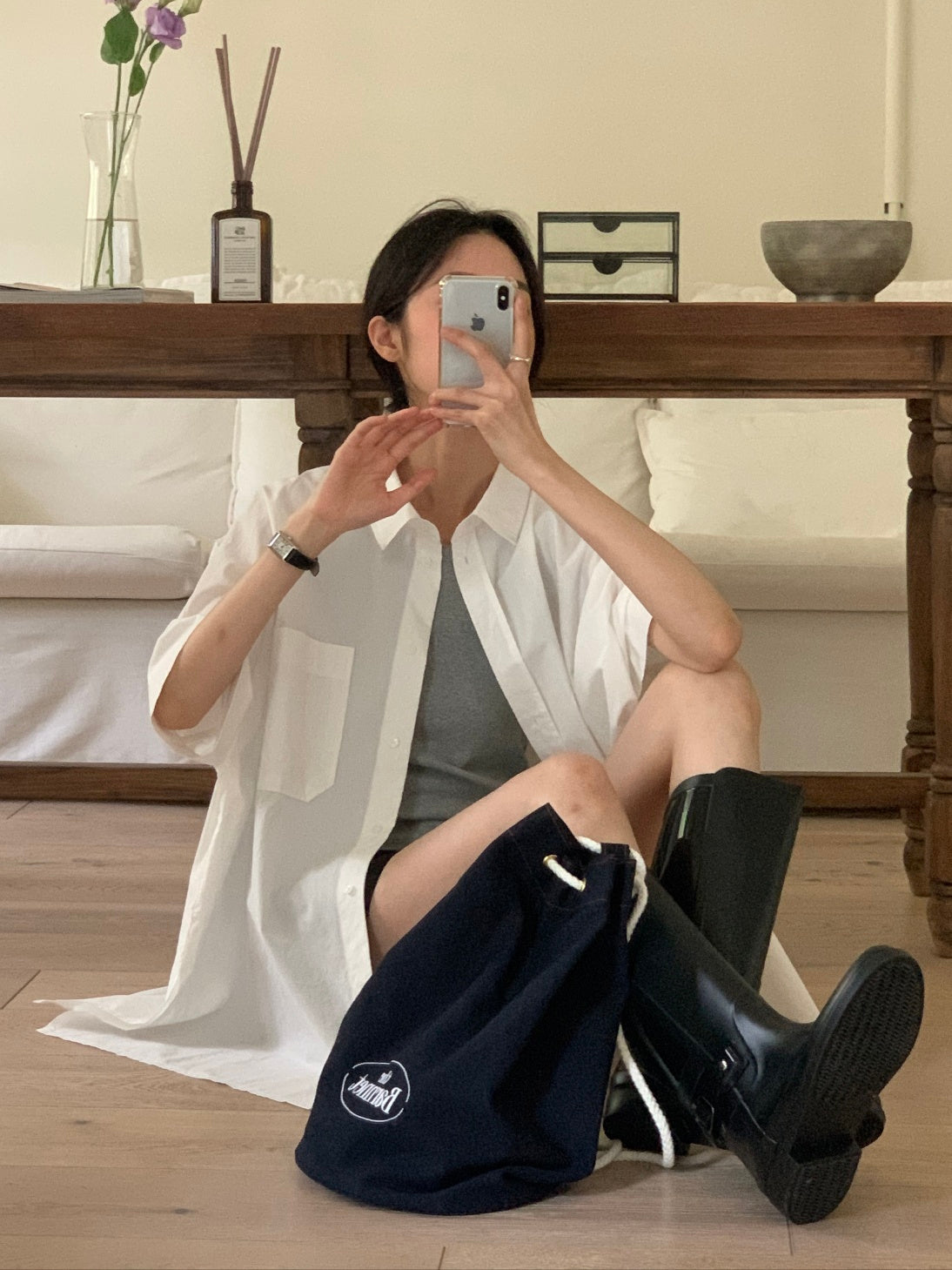 Bree Oversized Cotton Shirt