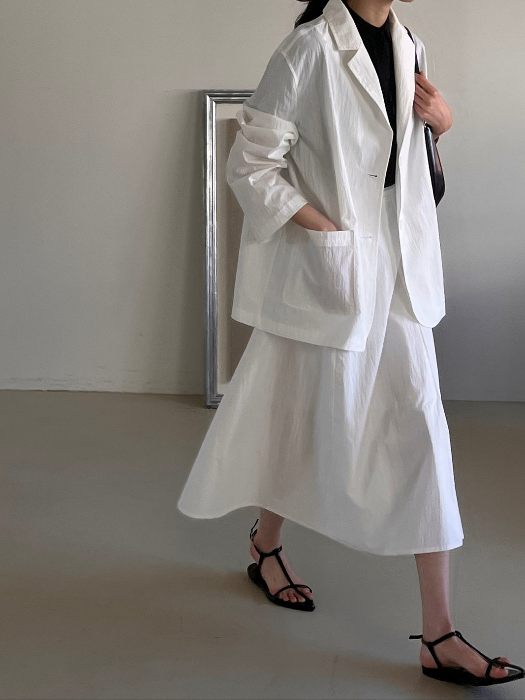 Cotton / Nylon Single Blazer