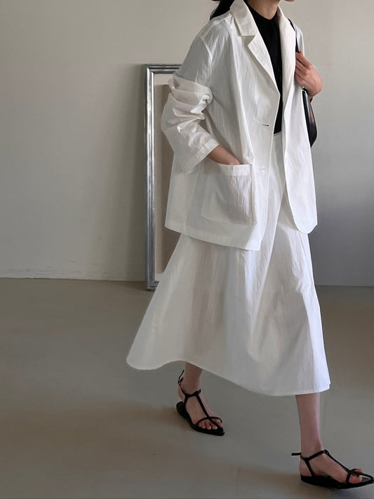 Cotton / Nylon Single Blazer