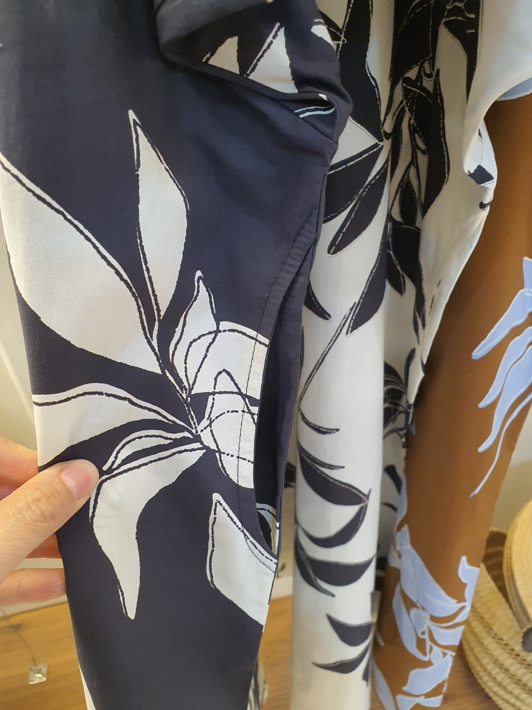 Tulip Printed Cotton Shift Dress