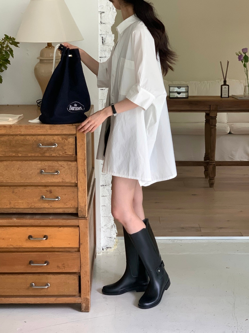 Bree Oversized Cotton Shirt