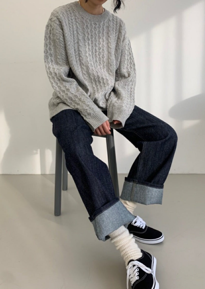 Wool Cable Jumper -Special Price Item!!