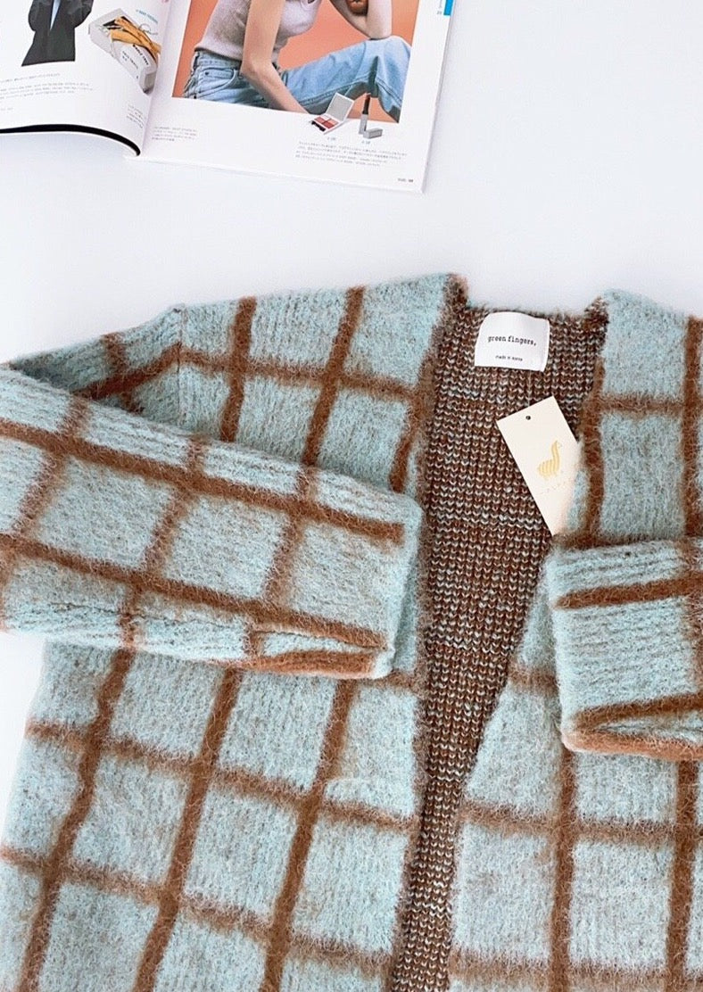 Brushed Alpaca Knit Jacket