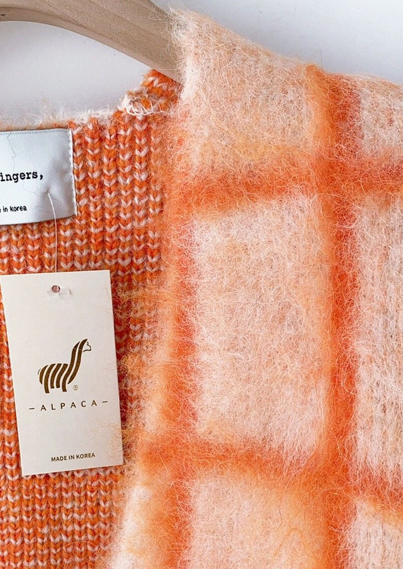 Brushed Alpaca Knit Jacket