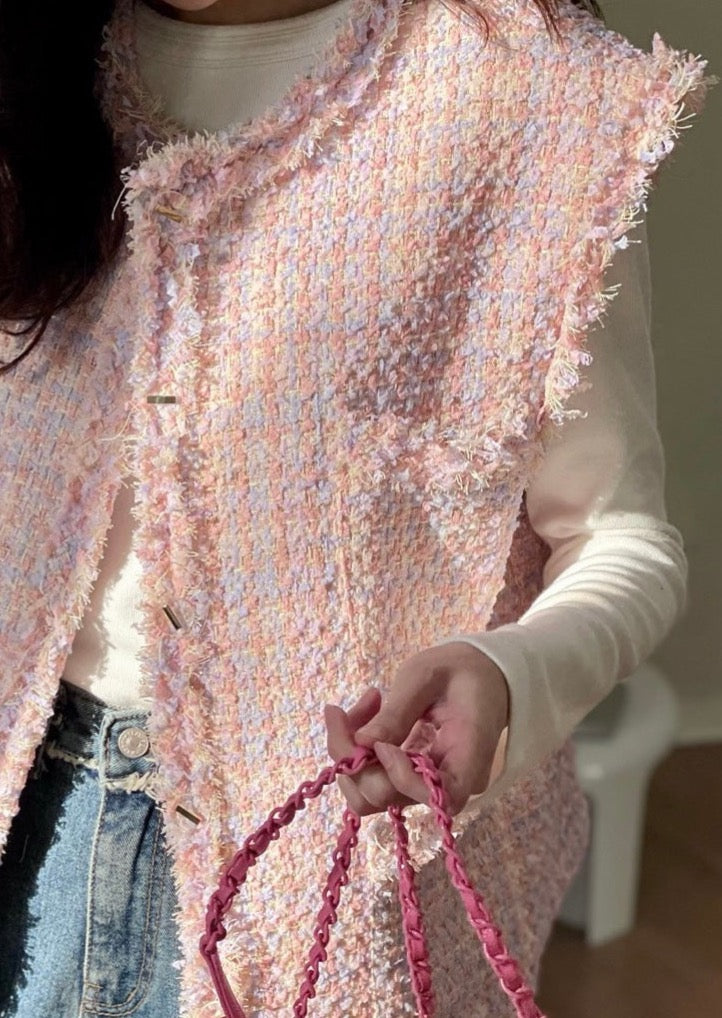 Pear Blossom Tweed Vest