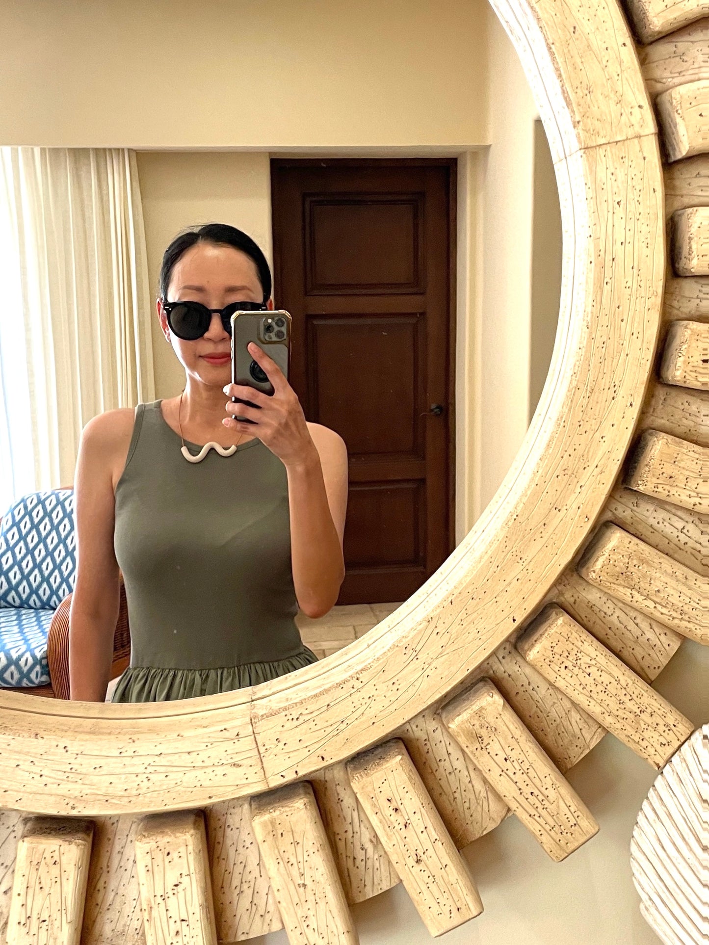 Cotton Combo Maxi Dress