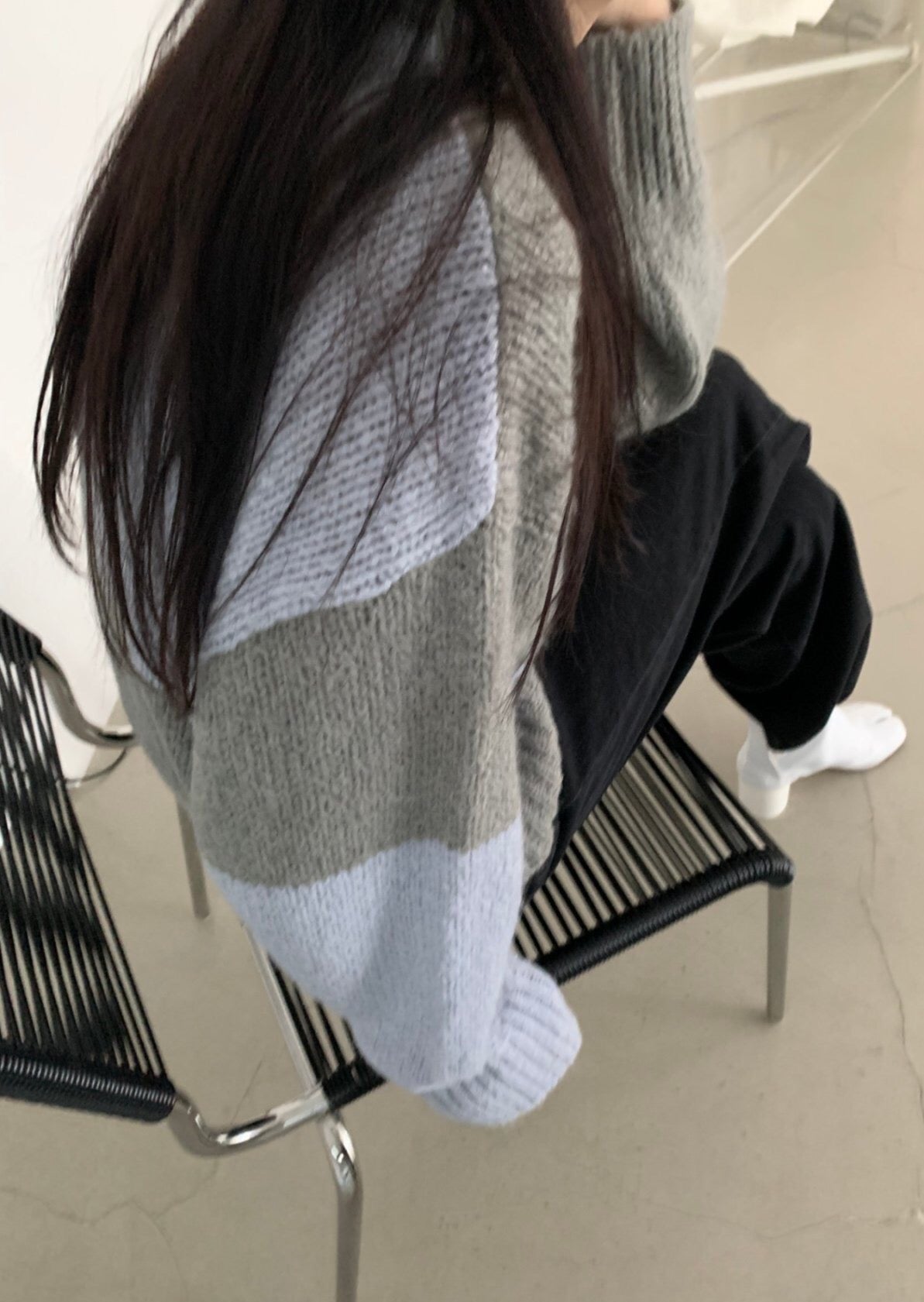 Two Tone Wool/Alpaca Jumper - Best Seller Reorder