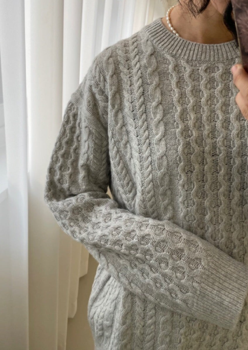 Wool Cable Jumper -Special Price Item!!