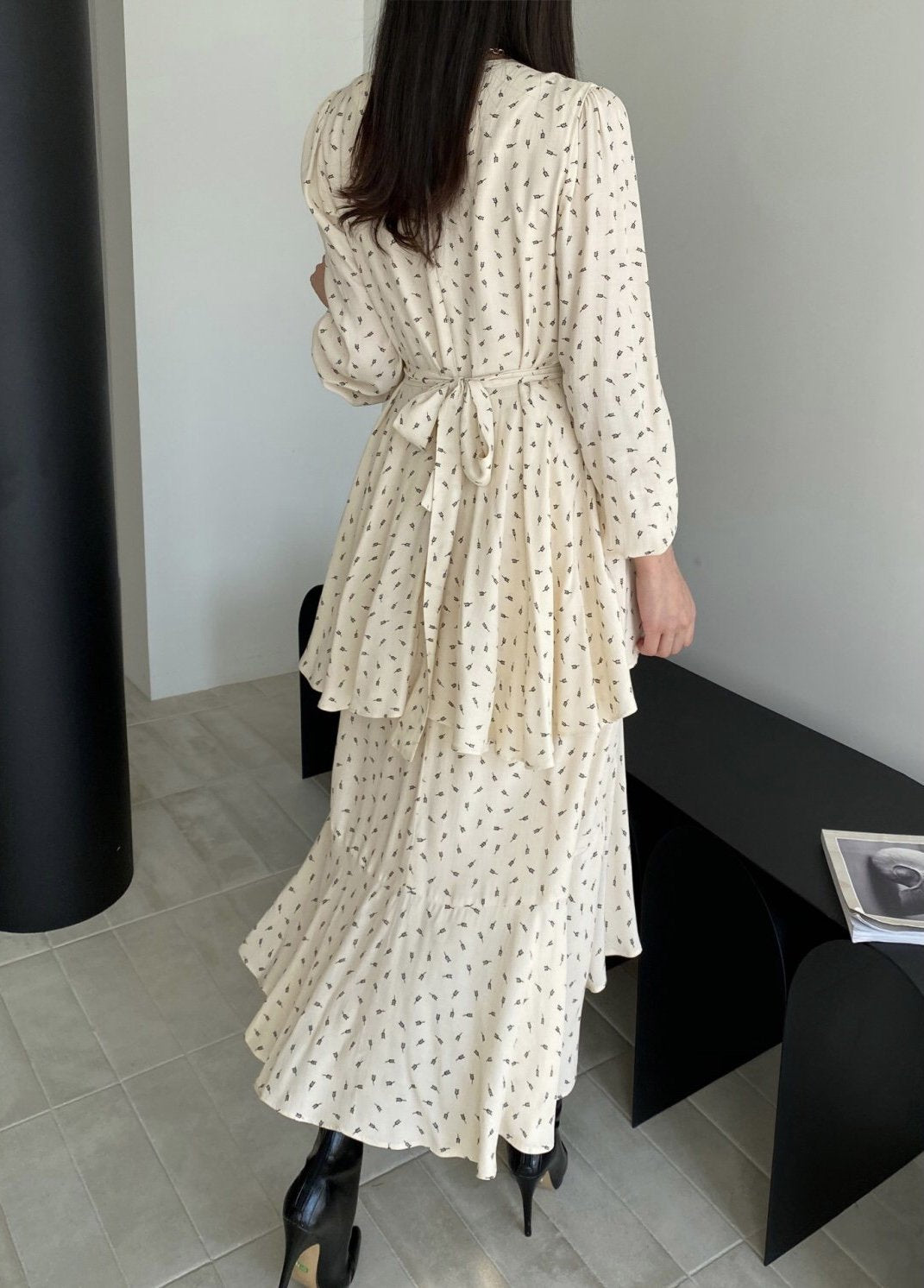 Tiered Ruffle Midi Dress - Best seller reorder