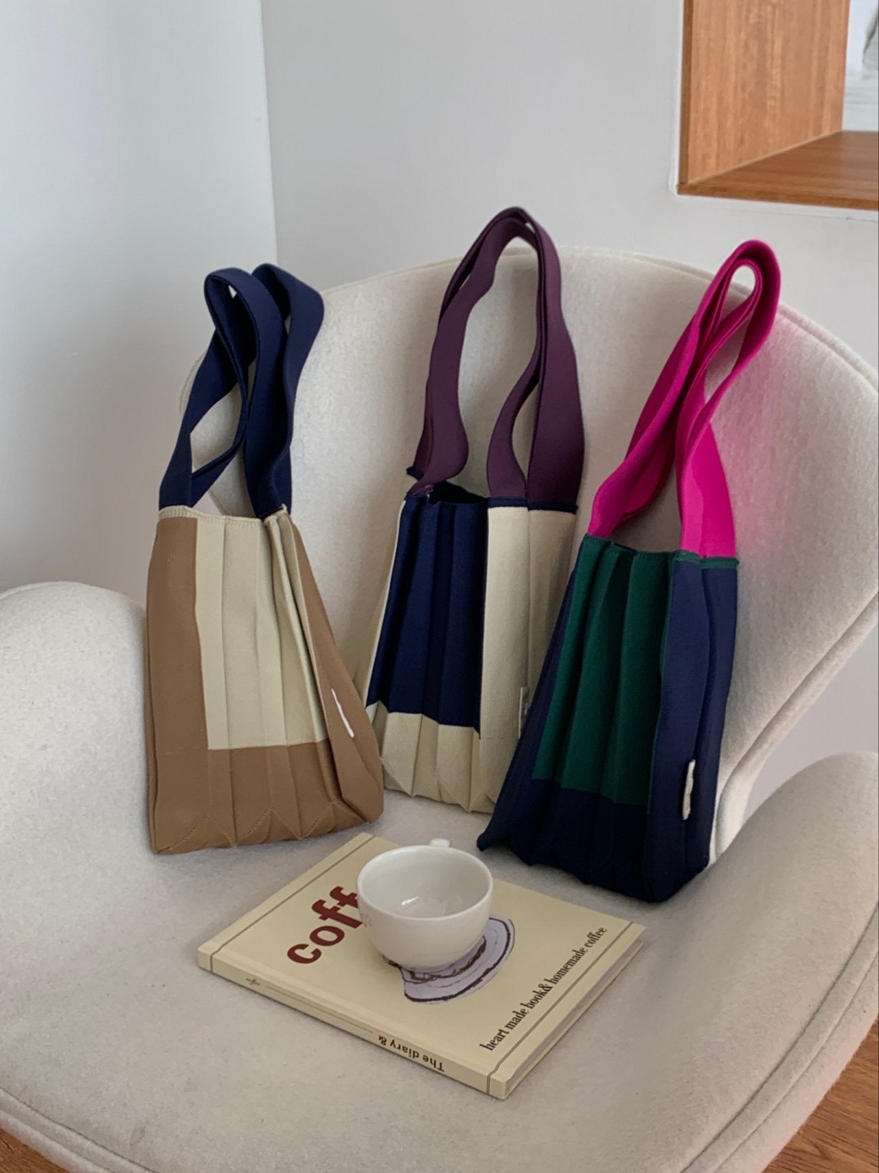 Small Box CB Tote - 1 left in Navy