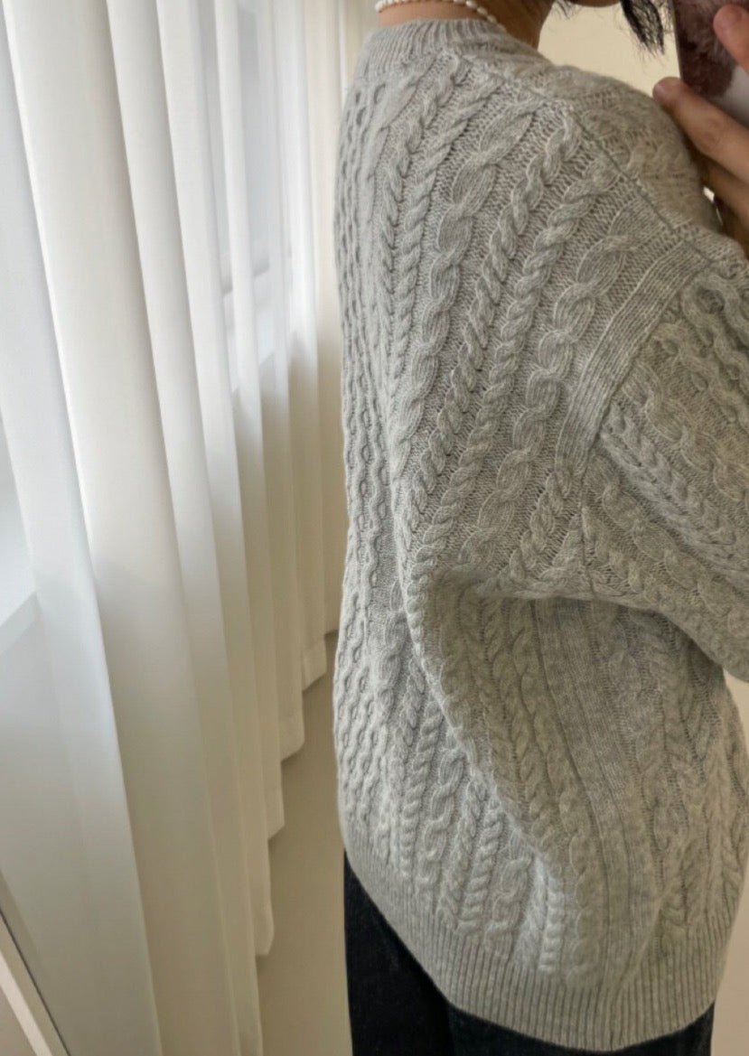 Wool Cable Jumper -Special Price Item!!