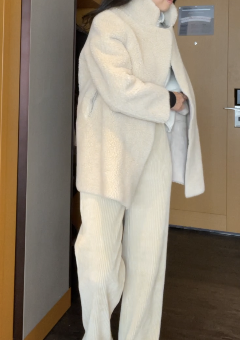 Stretch Corduroy Wide Leg pants